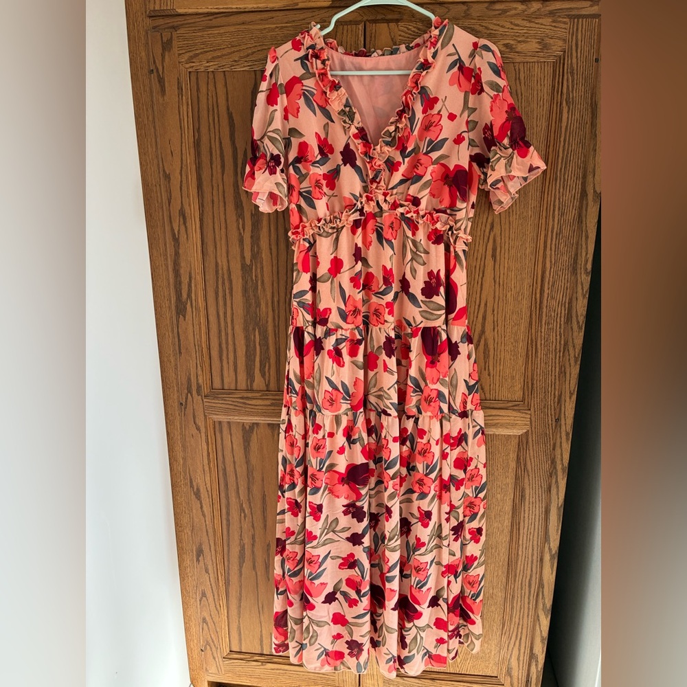 Floral Pink Dress